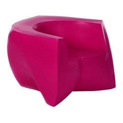Heller - Frank Gehry Color Easy Chair, Magenta - Outdoor Lounge Chairs