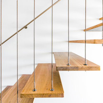 Escaleras colgantes de la casa de Esplugues