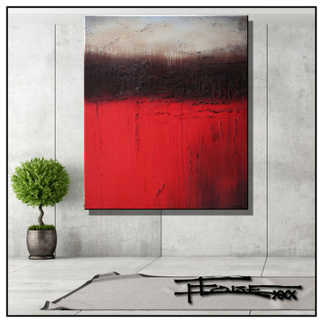 Abstract Modern Canvas Painting, Limited Edition Contemporary Fine Art