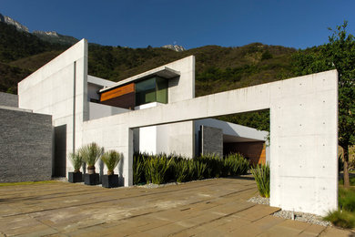 Inspiration for a modern exterior home remodel in Other