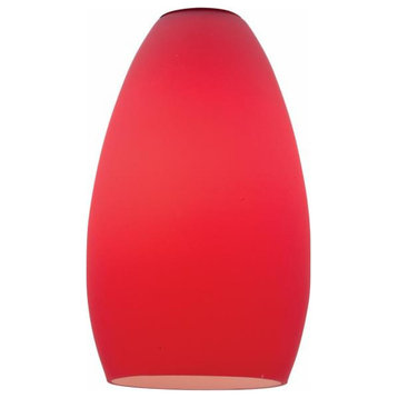 Access Lighting 23112-RED Accessory-Glass Shade-5.5 Inches Wide by 9 Inches Tall