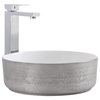 Fine Fixtures Luxury Vessel, Round 15", Brushed Silver