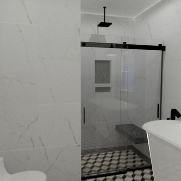 Oak Island Guest Bathroom Redesign