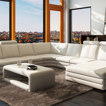 Jasmine Leather Sectional