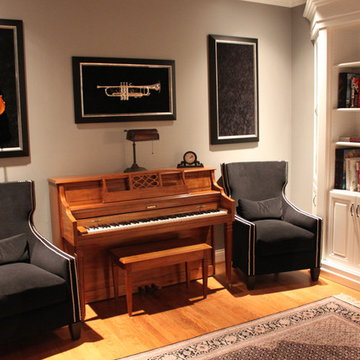 Lexington, KY Music Room Custom Instrument Display
