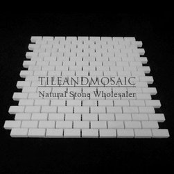 Bianco Dolomiti Marble Italian White Dolomite Mini Brick Mosaic Tile Polished - Products