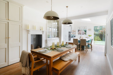 This is an example of a contemporary dining room in Other.