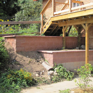 Deck and Retaining Walls