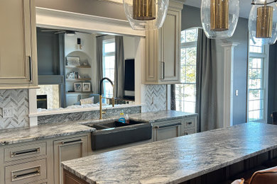 Kitchen - transitional kitchen idea in Other