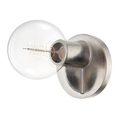 One Light Round Wall Sconce in Contemporary Style - 5.5 Inches Wide by 5.5