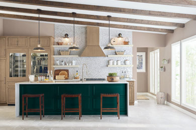 Inspiration for a contemporary kitchen remodel in Miami