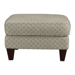 Allegra Ottoman by La-Z-Boy shown in Truffle - Products