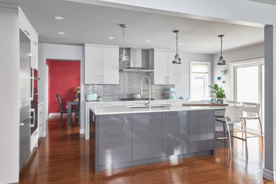 Kitchen - modern kitchen idea in Toronto