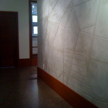 Atherton sculpture wall