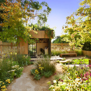 Idée de décoration pour un jardin design.