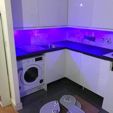 Modern Gloss white kitchen