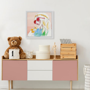 "Bohemian Chic" Framed Painting Print