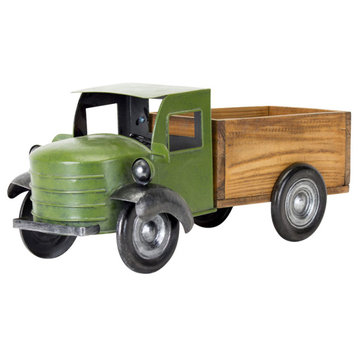 Truck 18"Lx7.75"H Wood/Iron