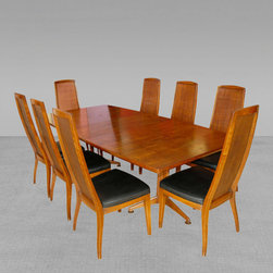 Dining Room Table and Eight Chairs by John Widdicomb - Dining Sets