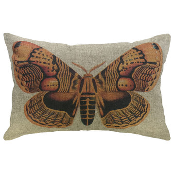 Moth Linen Pillow