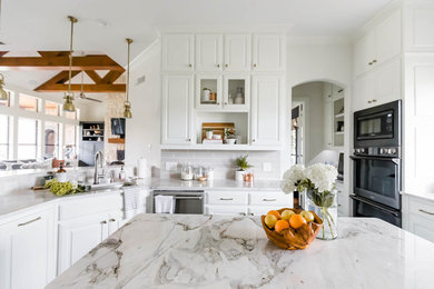 Inspiration for a coastal kitchen remodel in Dallas
