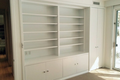 Custom Bookshelves and Closet