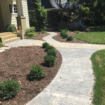 Webster Groves, Missouri Stamped Concrete Walkway
