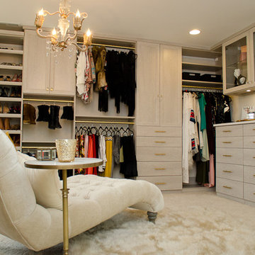 Luxurious Transitional Closet