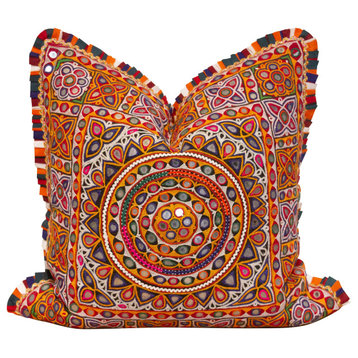 Kiara Rajasthani Embroidered Decorative Pillow