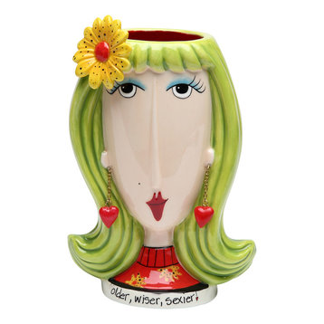 Daisy Lady Makeup Brush Holder