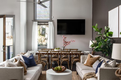 Transitional living room photo