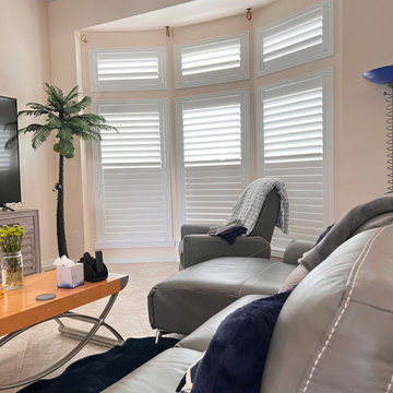 Custom Bay Window Plantation Shutters | Fort Pierce Interior Design
