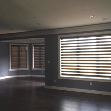 Kitchen & Living Area Window Treatments