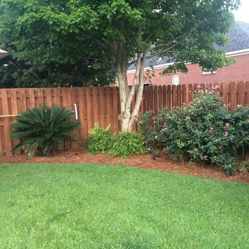 Traditional Backyard Fence