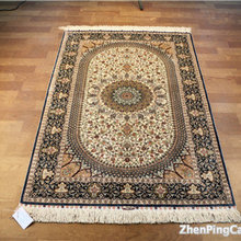 Silk carpet rug