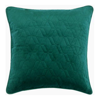 Chartreuse Cream Velvet Throw Pillow Cover