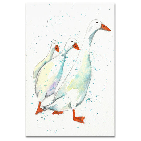 Michelle Campbell 'Duck 8' Canvas Art, 16" x 24"