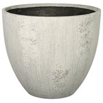 LH Imports - Uxmal Small Pot Planter, Antique White - Immerse yourself in classic elegance with the Uxmal Small Pot Planter in Antique White. This planter showcases design excellence with a charming antique white finish that promises to add a touch of vintage allure to any setting. Expertly constructed, this item promises impeccable aesthetics and robust durability. Though compact in size, this planter offers ample space for your choice of greenery, manifesting its versatility. With its unique antique design, the Uxmal Small Pot Planter asserts its presence as a standout addition to your space, capturing attention effortlessly.