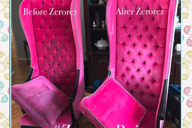 Pink Velvet Chairs