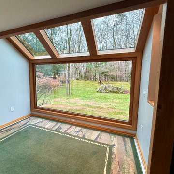 After - large picture window and skylightes window replacement in Winchester lam