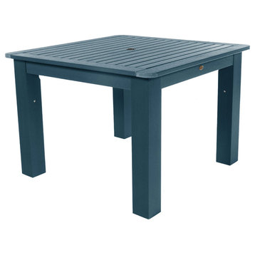 Square Dining Table, Nantucket Blue