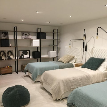 Création d'un espace enfants en sous sol d'une villa