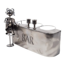 Bar Wine Presenter, 12 x 10 inches, Iron - Products