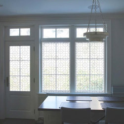 Delia Shades "Cloud Lattice" - Roller Shades
