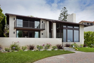 Tuscan exterior home photo in Los Angeles