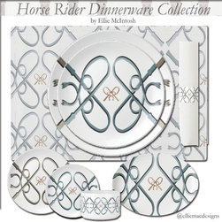 Horse Rider Dinnerware Collection - Dinnerware Sets