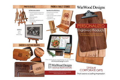 Handmade Hardwood Gifts for Businesses and Individuals