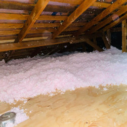Attic Clean Up & Install Blown in Insulation - Air Conditioners