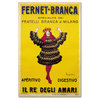 "Fernet Branca Yellow" by Vintage Apple Collection, Canvas Art