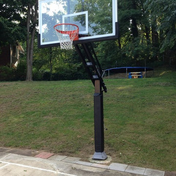 Frank L's Pro Dunk Platinum Basketball System on a 32x32 in Bethesda, ME